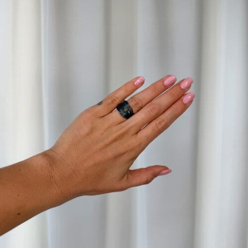 ring hubble silver