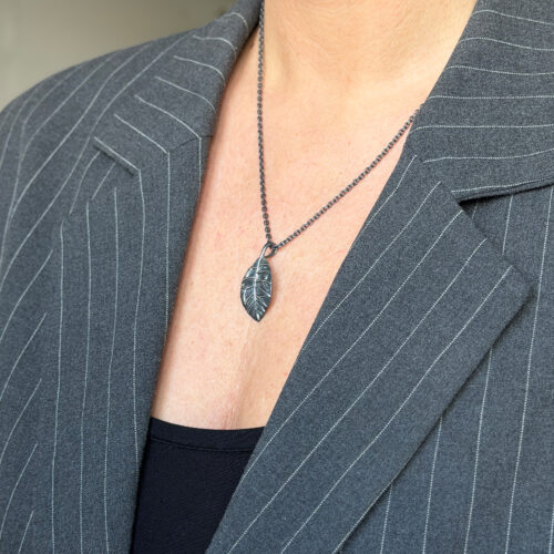 beech silver vedhæng (l)