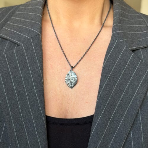 beech silver vedhæng (l)