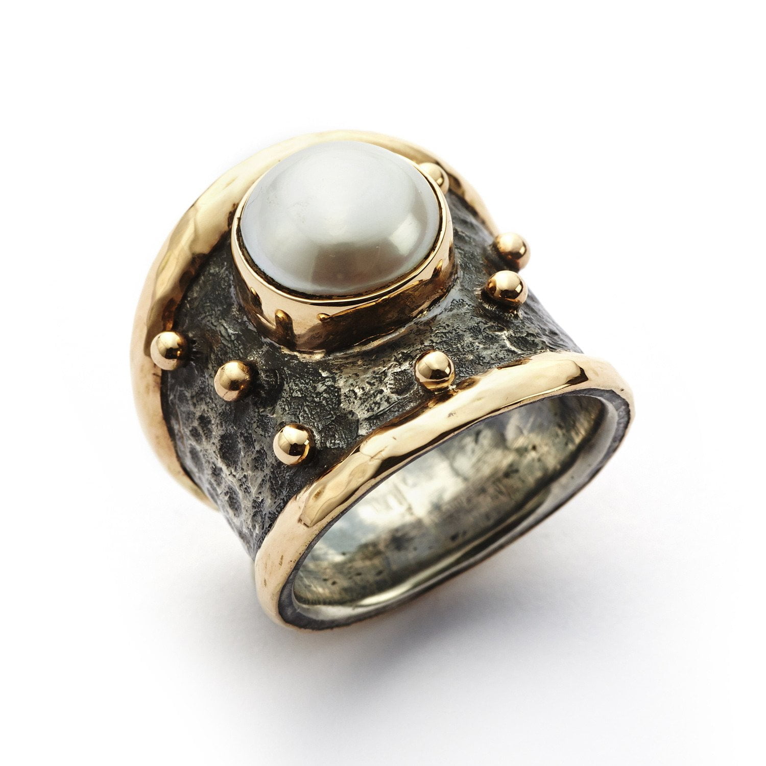 Ring Empire Gold Pearl