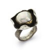Ring Water Lily Pearl Large