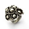 Ring Water Lily Multi Silver
