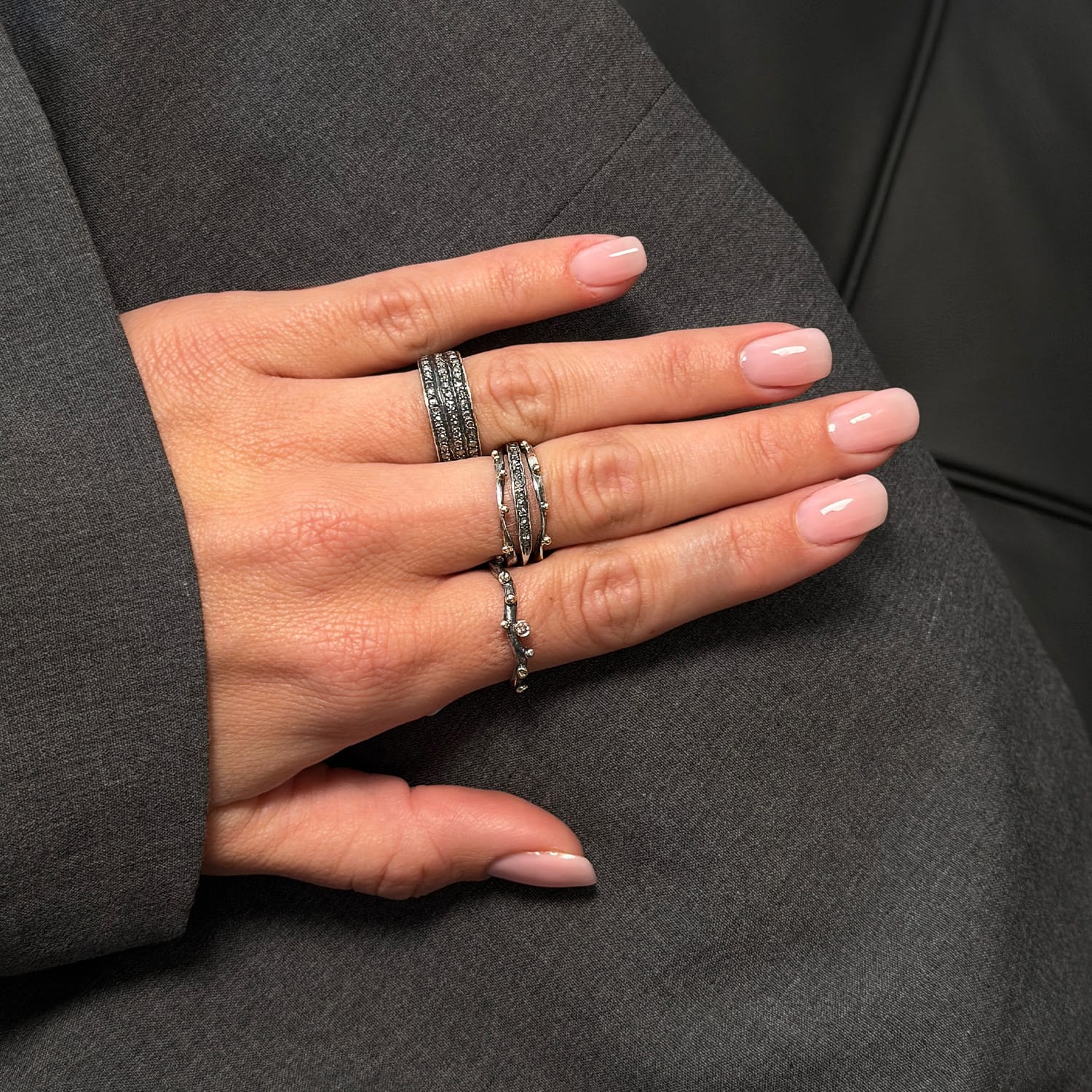 ring jackie triple pavé