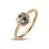 Diamantring I Guld Med Salt Og Peber Diamant