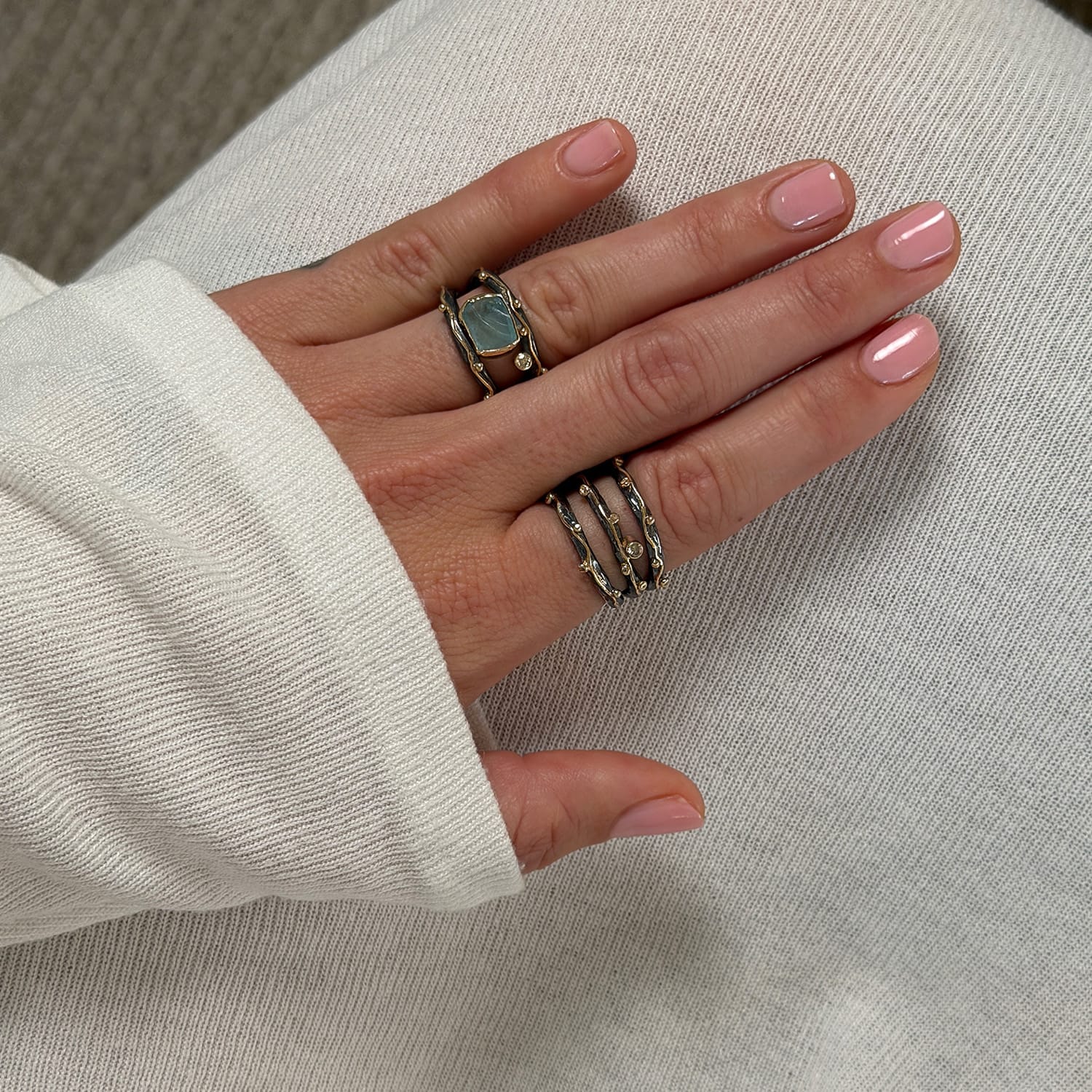 ring zeus dubeca aqua raw