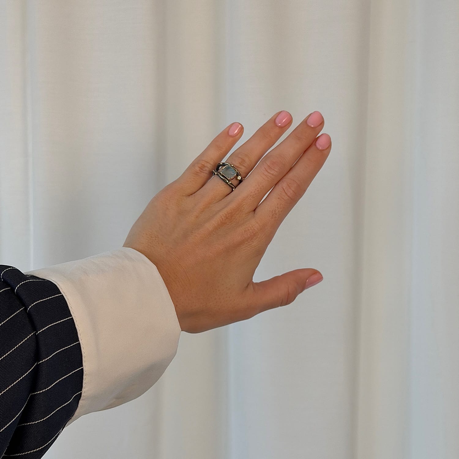 ring zeus dubeca aqua raw