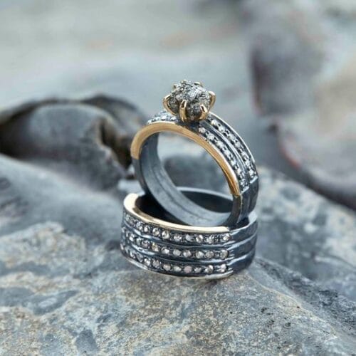 ring jackie duo pavé raw