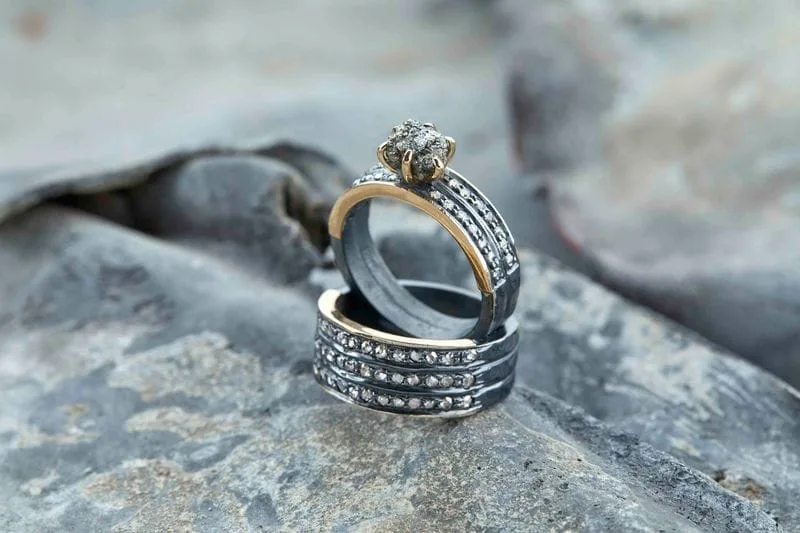 ring jackie duo pavé raw