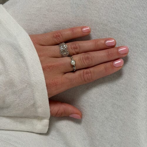 ring beech leaves polished