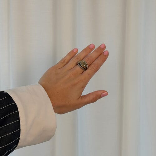 ring kensho rutile quartz