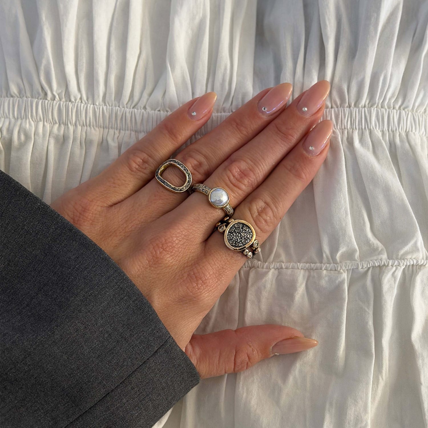 ring victoria keshi pavé