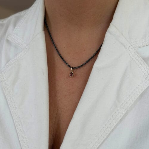 zenith pink turmalin vedhæng