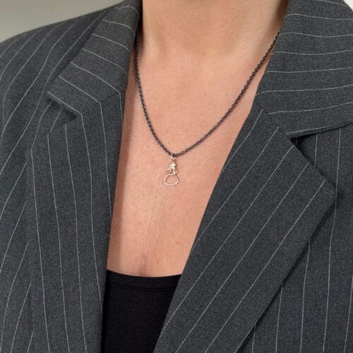 invisible angel guld vedhæng