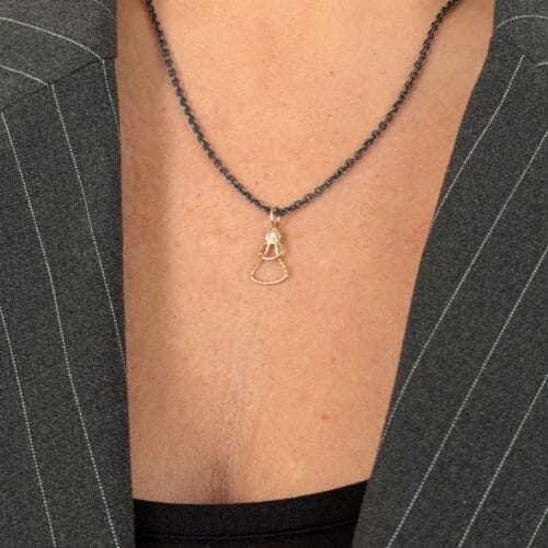 invisible angel guld vedhæng