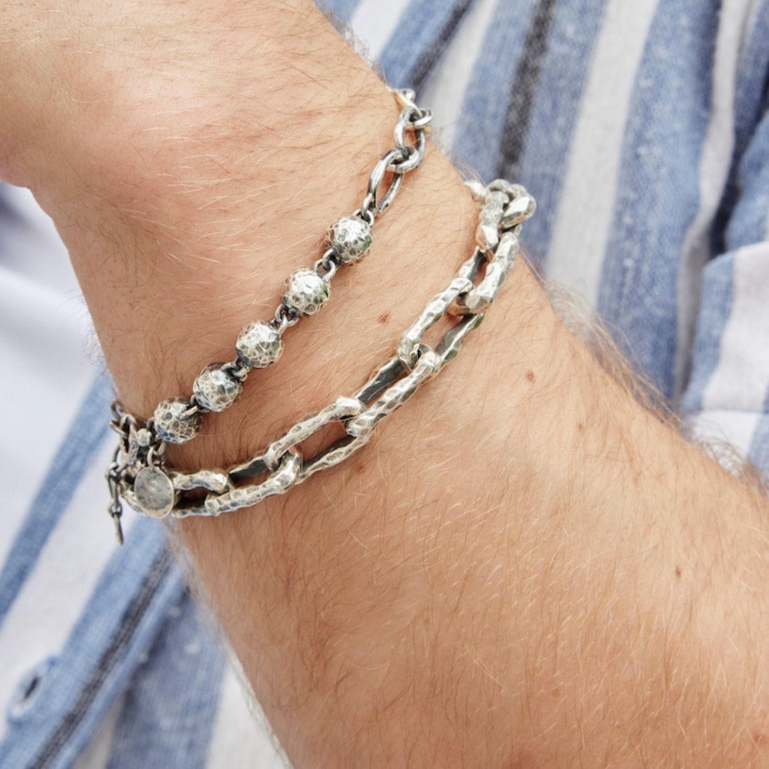 buddha golden link armbånd