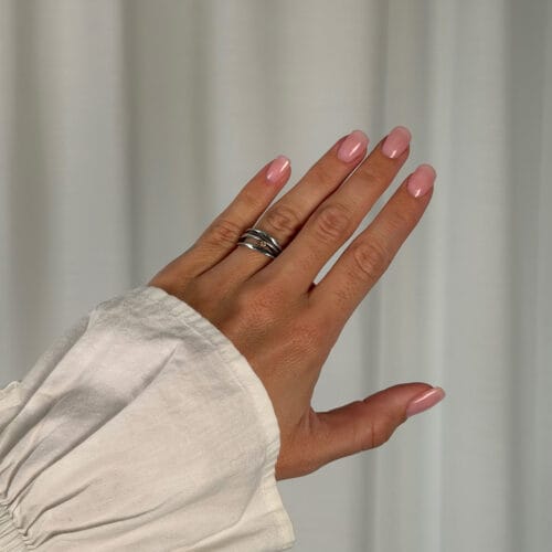 lotus trio plain ring