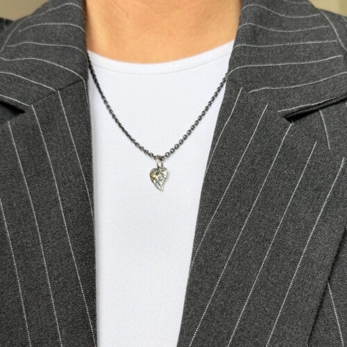 zenith heart silver vedhæng