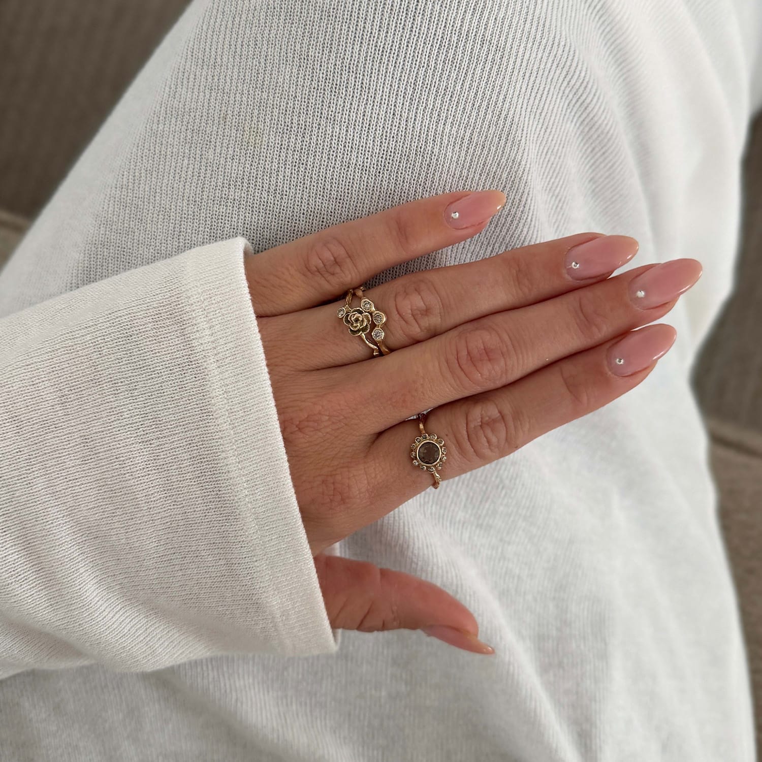 zenith triple brillant ring