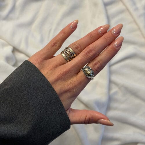 dagmar signet pavé ring