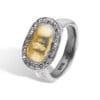 Dagmar Signet Pavé Ring