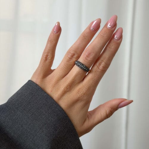 waldorf slim pavé ring