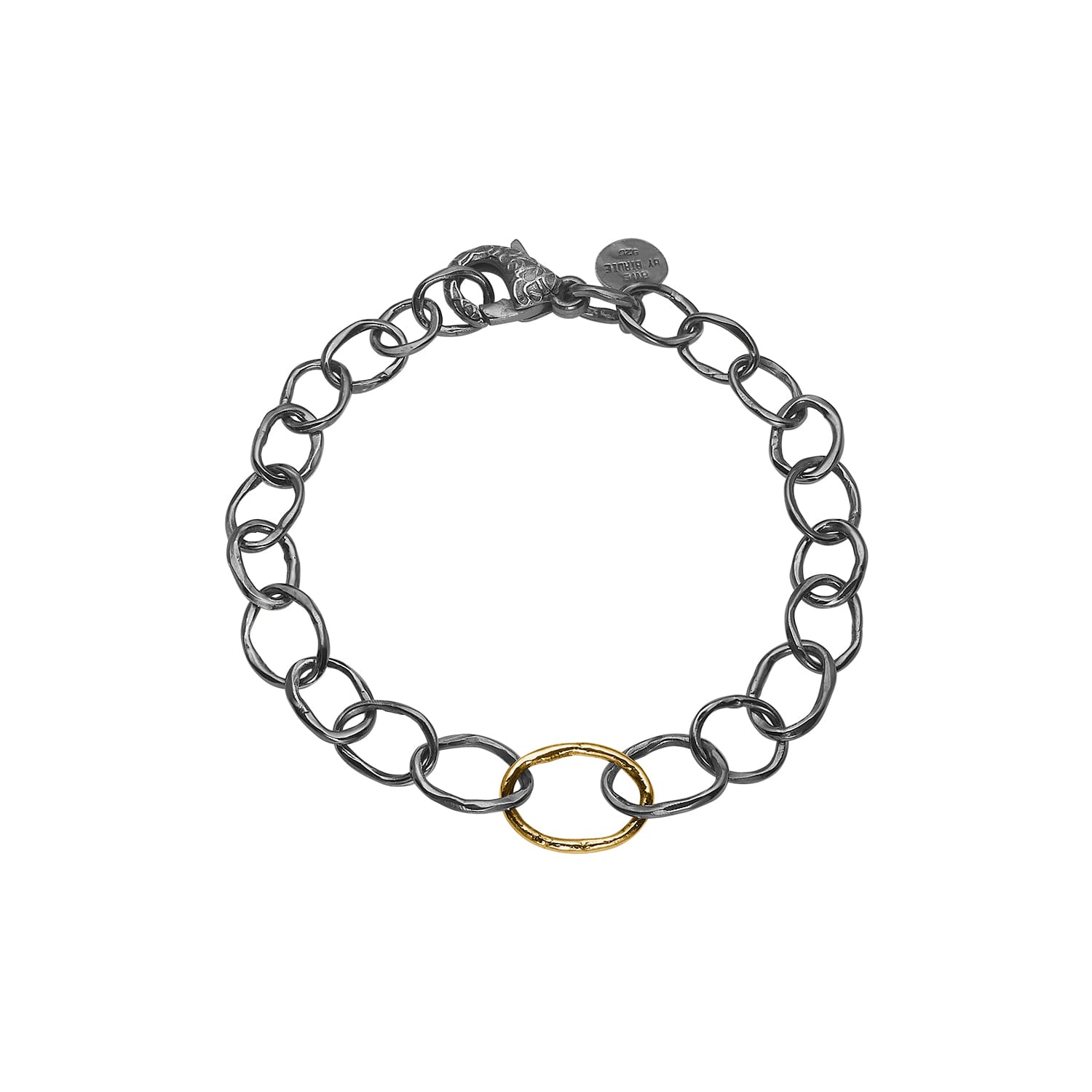 apollo slim golden link armbånd