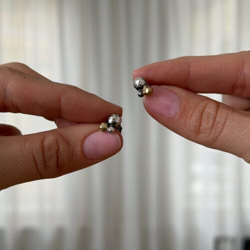 rose buds cluster 3 golden