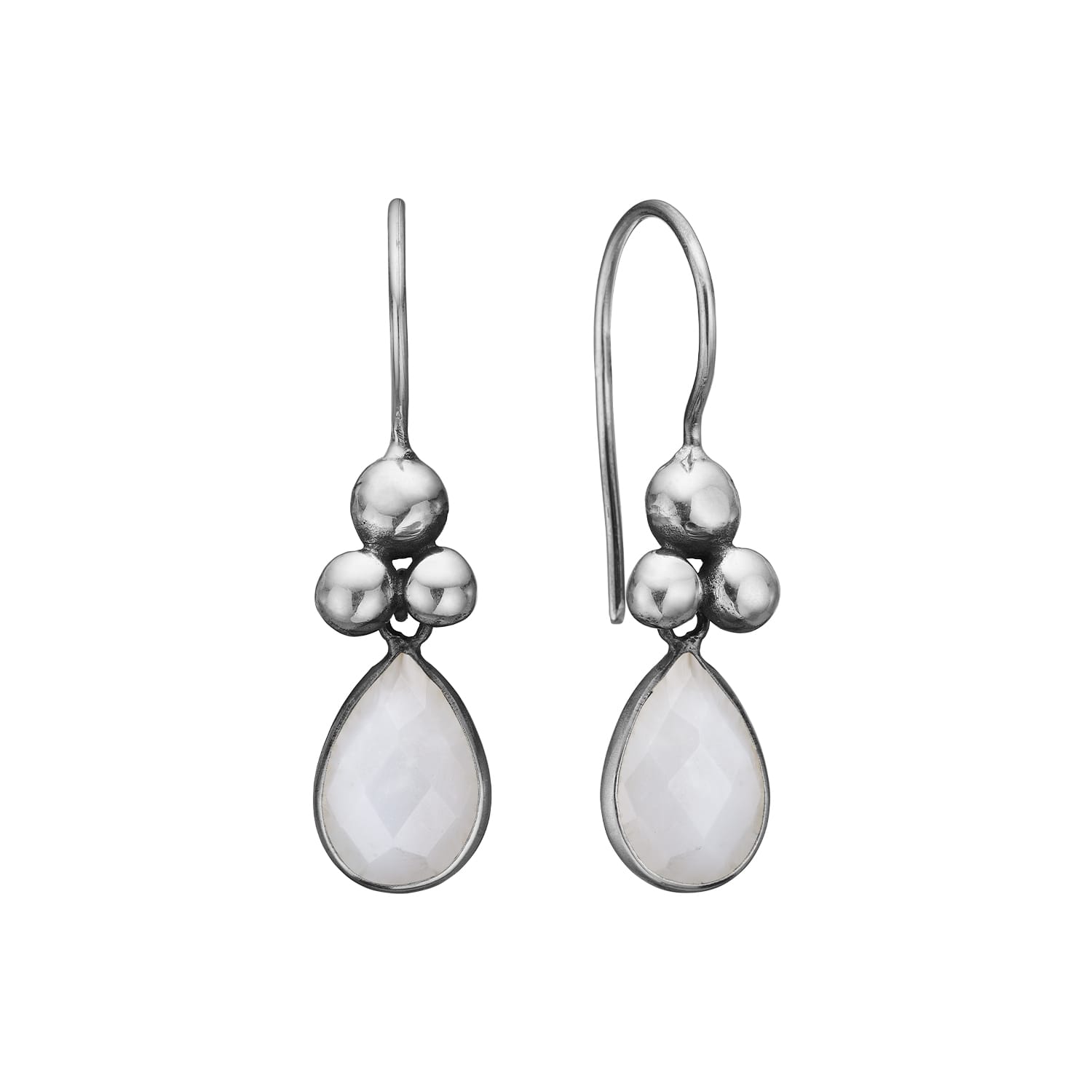 Rose Buds Drop Moonstone ørehængere