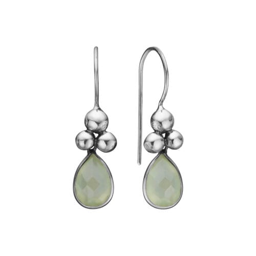 Rose Buds Drop Prehnite ørehængere