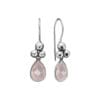 Rose Buds Drop Rose Quartz ørehængere