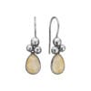 Rose Buds Drop Rutile Quartz ørehængere