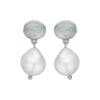Siv Raw Aqua Pearl ørestikkere